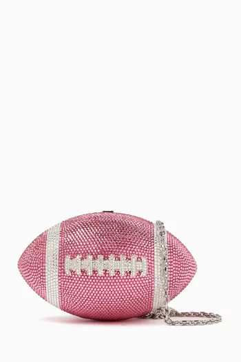 Football Crystal Clutch
