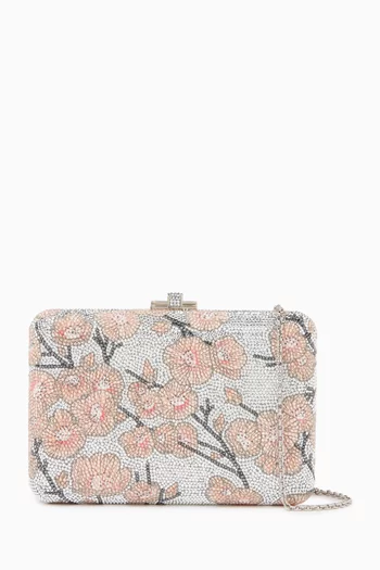 Slim Slide Spring Cherry Clutch