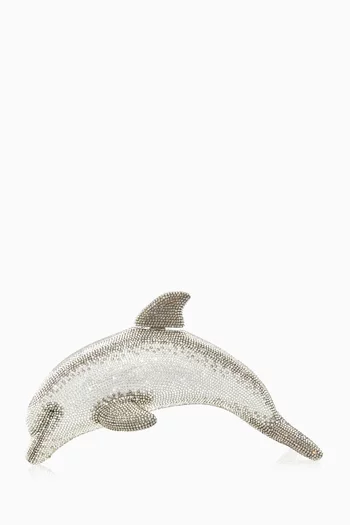 Dolphin Phin Crystal Clutch