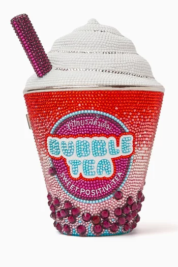 Frozen Drink Bubble Tea Crystal Clutch