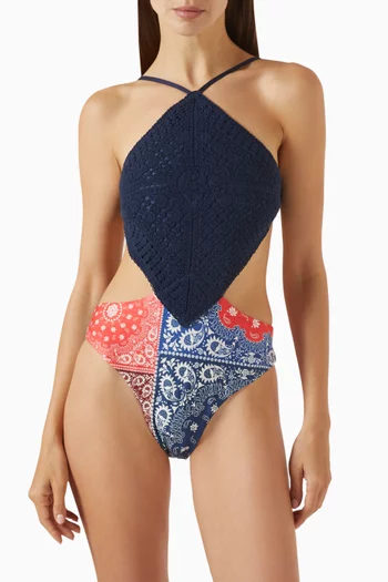 Adara Cut-out One-piece Swimsuit