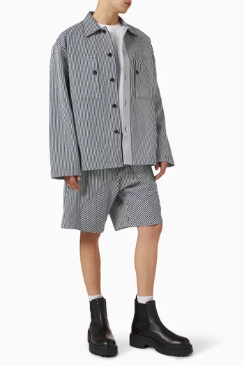 Patch Pocket Overshirt in Cotton