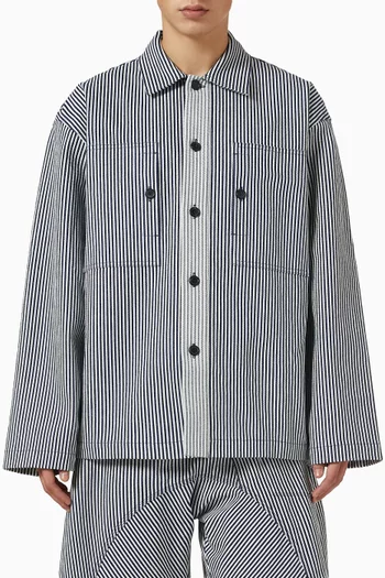Patch Pocket Overshirt in Cotton