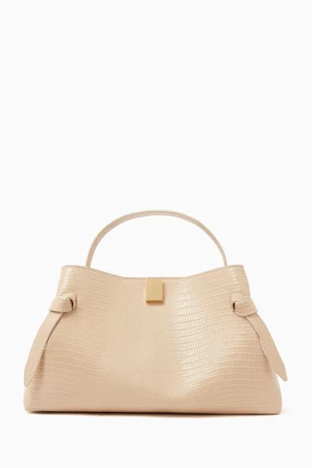 Gyoza Bag in Cowhide Leather