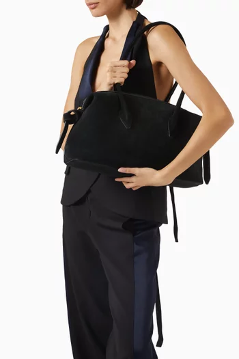 Brioche Duffle Bag in Suede