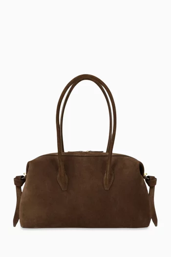 Brioche Duffle Bag in Suede