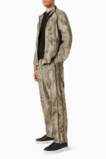 بنطال هدسون بنقشة بالكامل نايلون مجعد