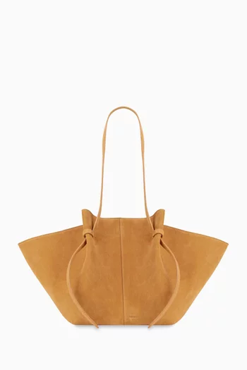 Large Mochi Tote Bag in Suede