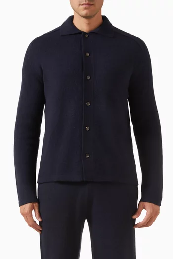 Chunky Shirt in Cashmere