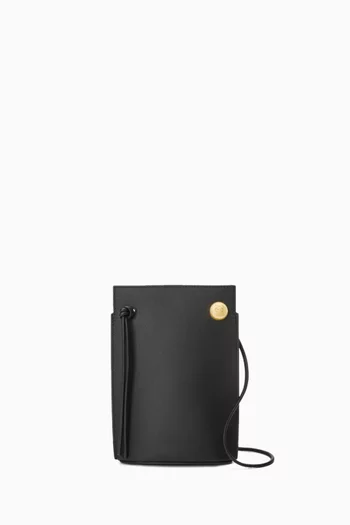 Pebble Dice Pocket Bag in Leather