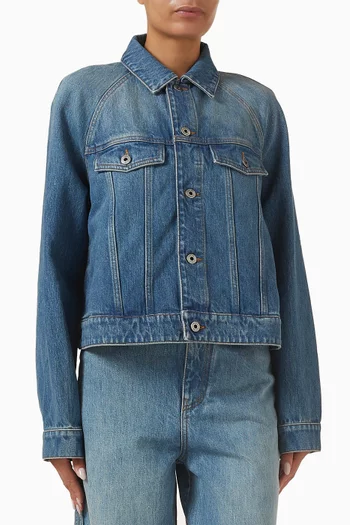Trapeze Jacket in Denim
