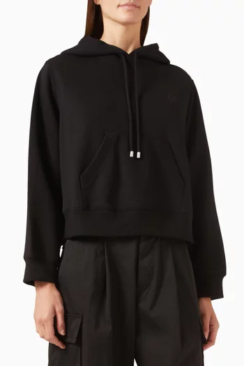 كنزة بغطاء رأس بقصة ترابيز قطن