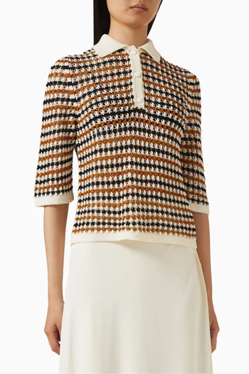 Comeback Polo Top in Knit