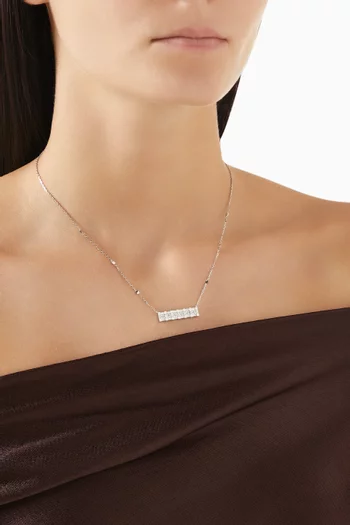 Splendore Diamond Necklace in 18kt White Gold