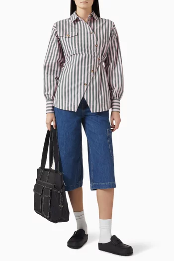 Lux Striped Shirt in Cotton