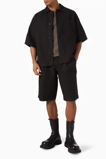 Anrharki Pocket Overshirt in Cotton-twill