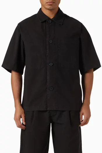 Anrharki Pocket Overshirt in Cotton-twill