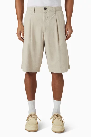 Loose Fit Shorts in Cotton-twill