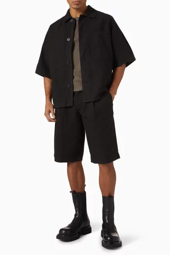 Loose Fit Shorts in Cotton-twill