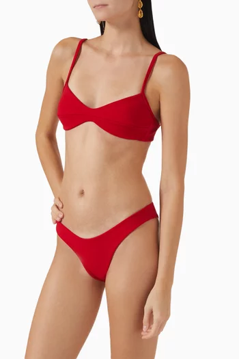 Monica Bikini Top in Crepe