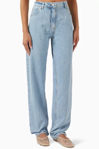 Straight-leg Jeans in Denim