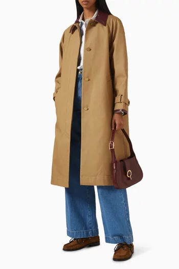 معطف ترنش جوي قطن