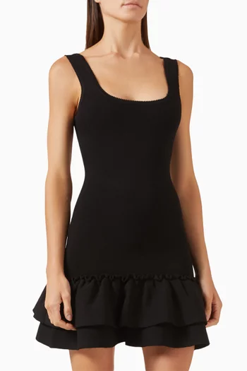 Piana Knit Mini Dress in Viscose Blend