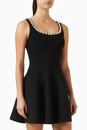 Neyla Embellished Knit Dress in Viscose Blend