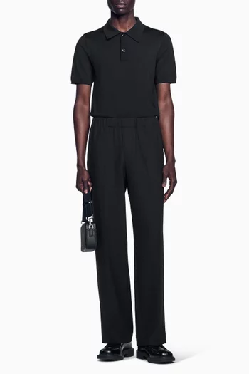 Wide-leg Pants in Jersey