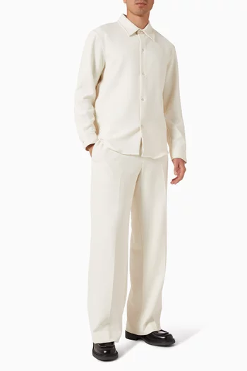 Wide-leg Pants in Jersey