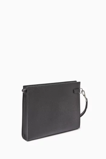 Cadogan Zip Pouch in Leather