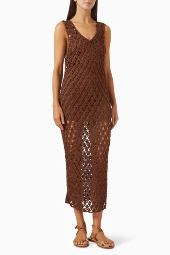 Kika Crochet Dress in Cotton Blend