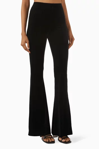 بنطال بيفلفت بقصة ساق واسعة