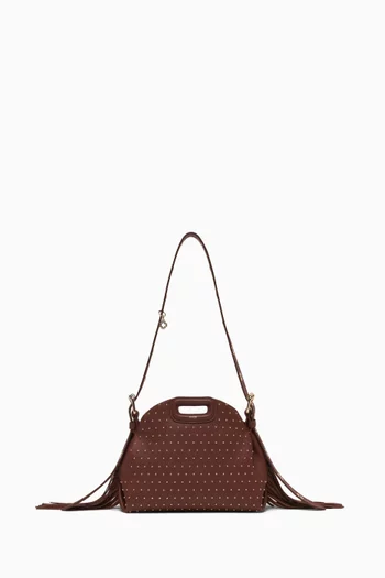 Mini Miss M Studded Bag in Leather