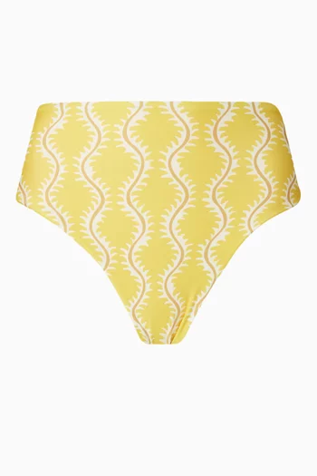 قطعة بيكيني سفلية سوا بنقشة