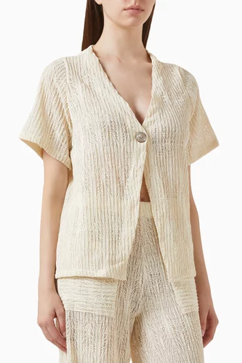 Bianca Shirt in Crochet