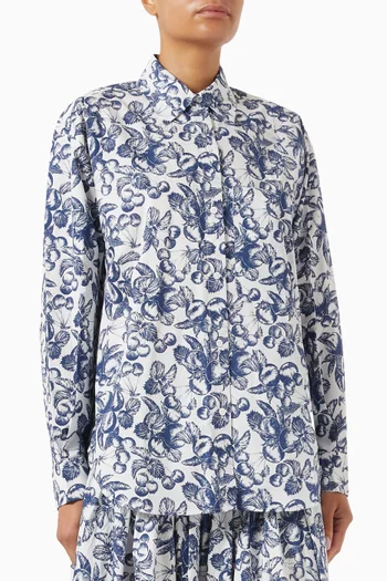 Cinnafruit Printed Shirt in Cotton