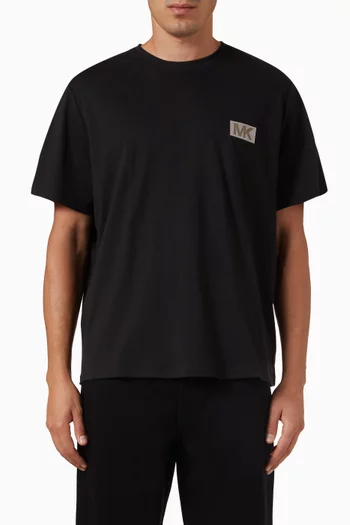 MK Logo T-Shirt in Cotton