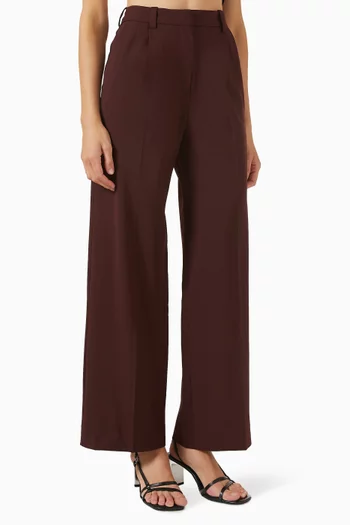 بنطال بدلة مزيج صوف