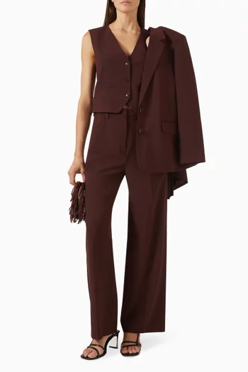 فيست لوردو بقصة ضيقة مزيج صوف