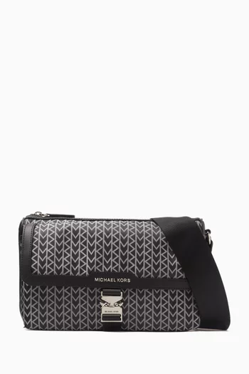 Eli MK2000 Logo Jacquard Messenger Bag