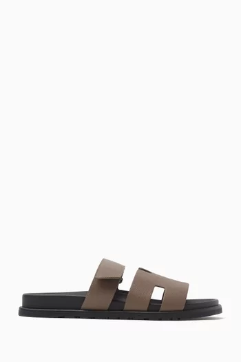Chypre Sandals in Epsom Leather