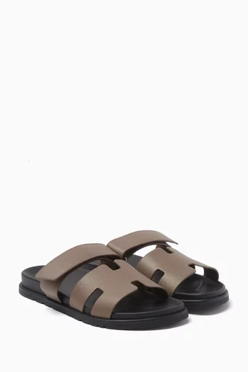 Chypre Sandals in Epsom Leather