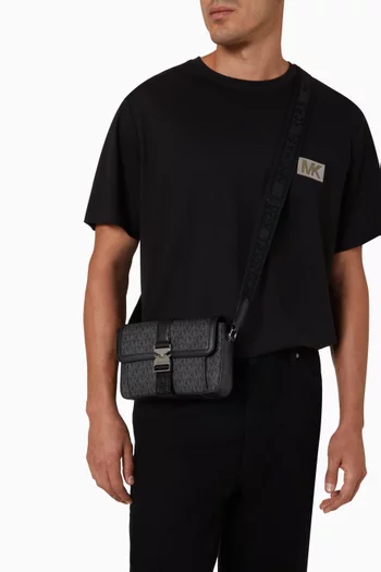 Hudson Signature Logo Crossbody Bag