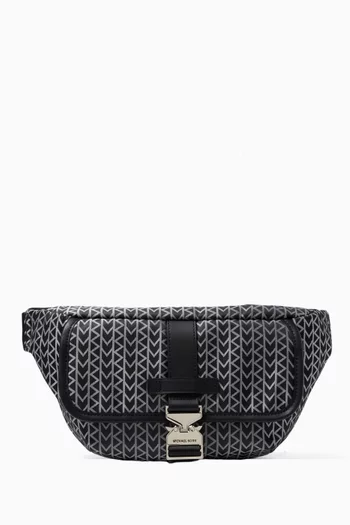 Aviator Belt Bag in Logo Jacquard