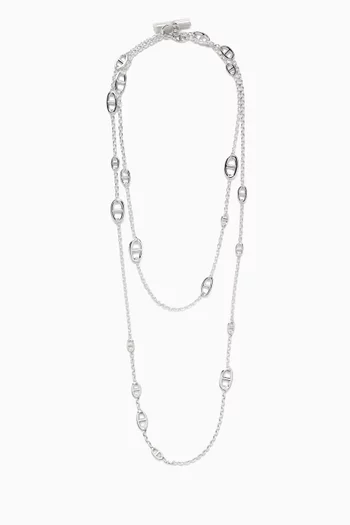 Farandole Necklace in Sterling Silver, 160cm