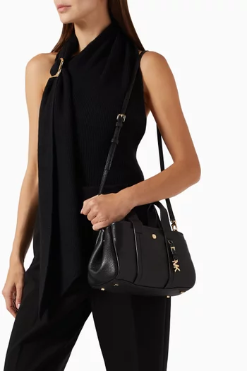 XS Romee Crossbody Bag in Pebbled Leather