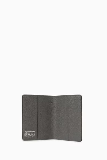 Four Stitches Passport Holder in Leather
