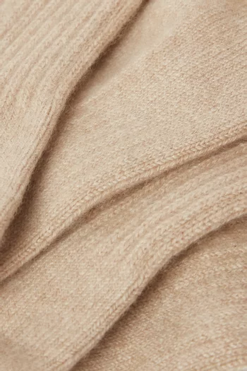 Ribbed Socks in Cashmere