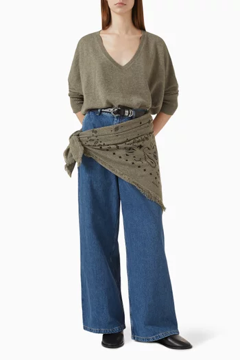 Large Hachiko Bandana in Cashmere